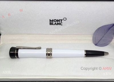 Wholesale & Retail Replica Pen Montblanc Bonheur White Ballpoint Pen